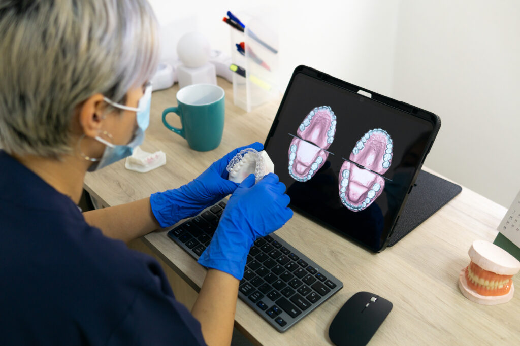validación virtual dental en laboratorio protésico